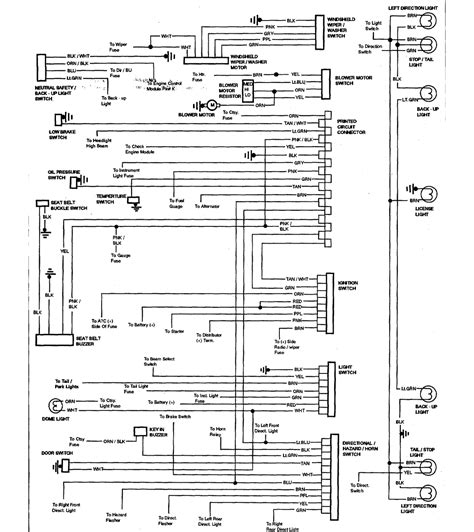 67 el camino wiring diagram neutral switch 